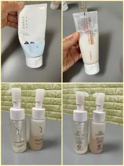 부드럽게 클렌징 사용해요~