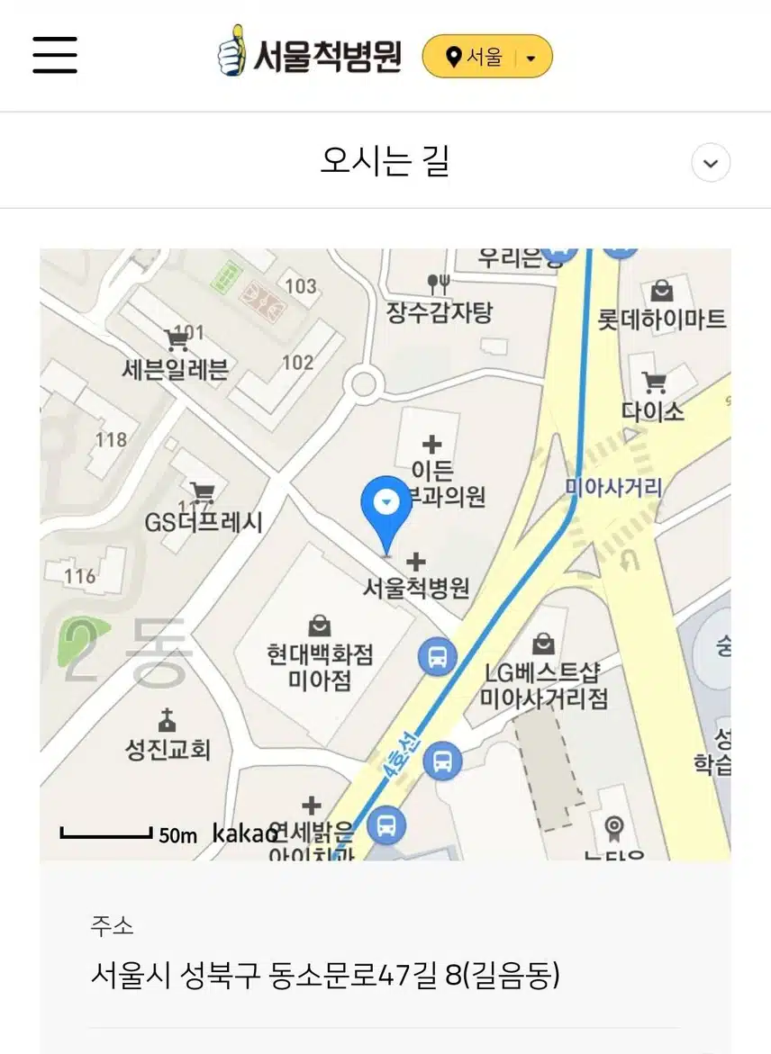 성북구 서울 척병원