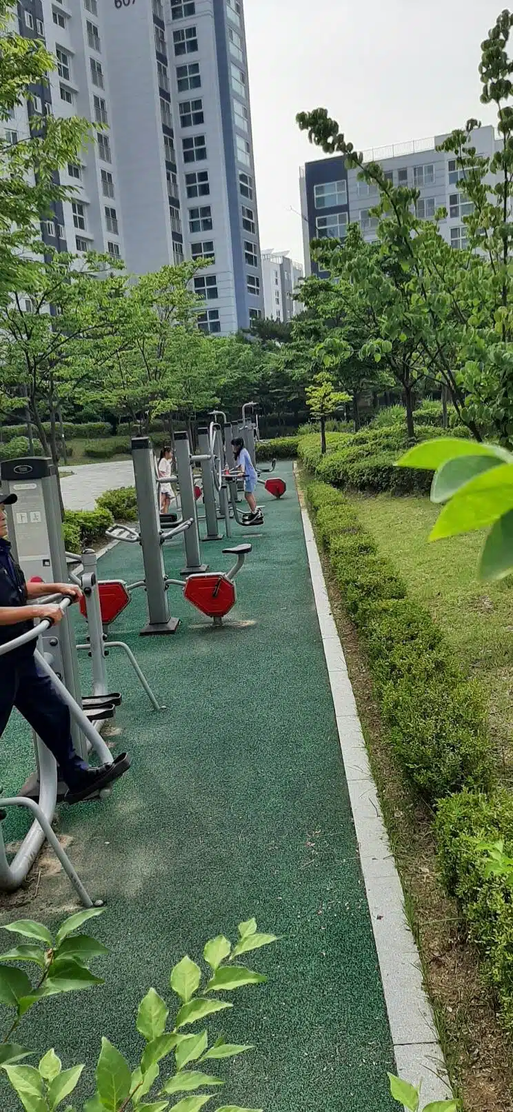 마곡그린공원이 운동하기 좋아요