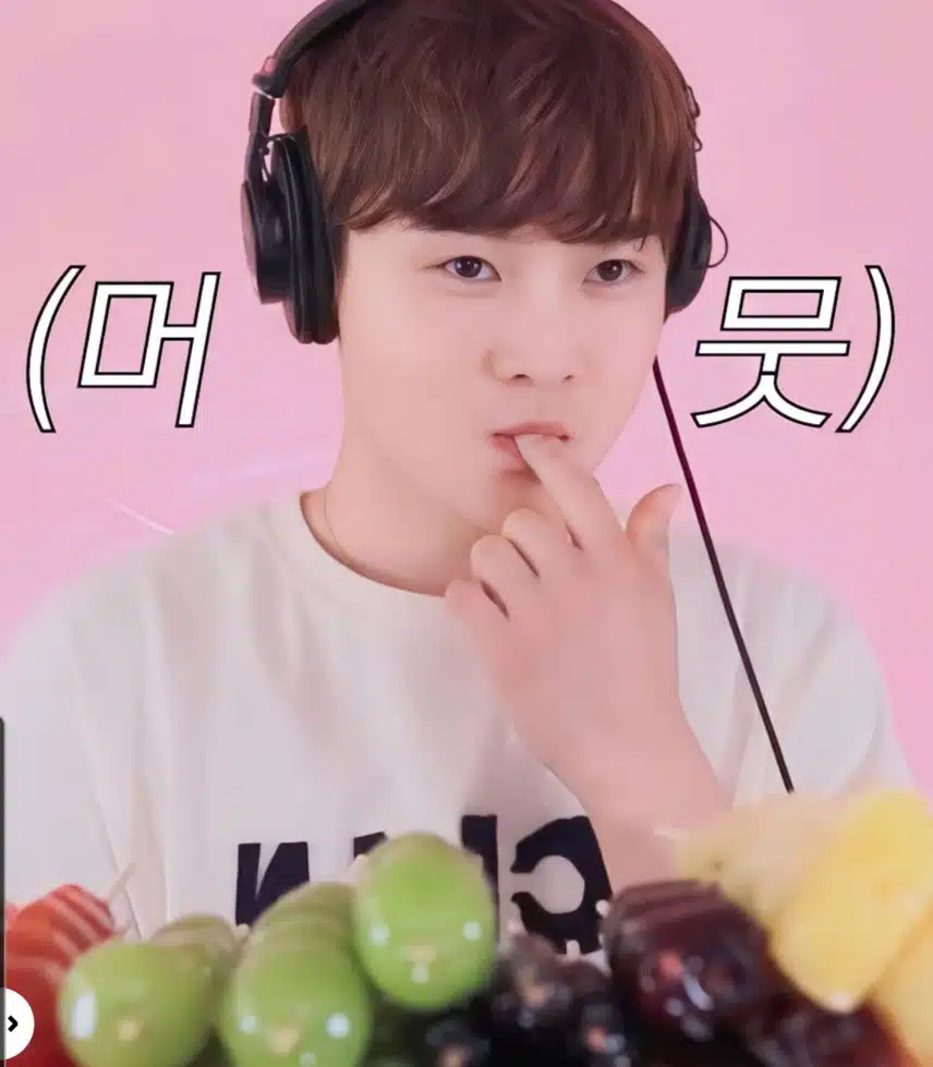 이렇게 귀여운 가수님을 보신분?? 탕후루 ASMR 다들 보셨죠???