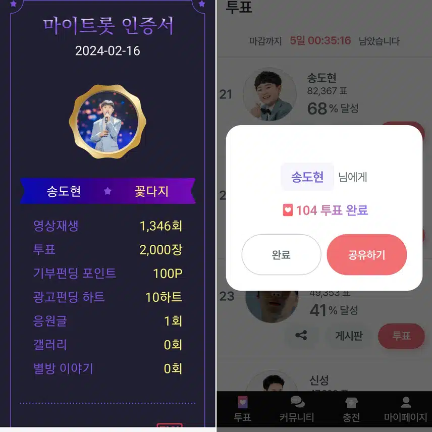 리듬의신 꺾기요정 송도현군을 응원합니다~