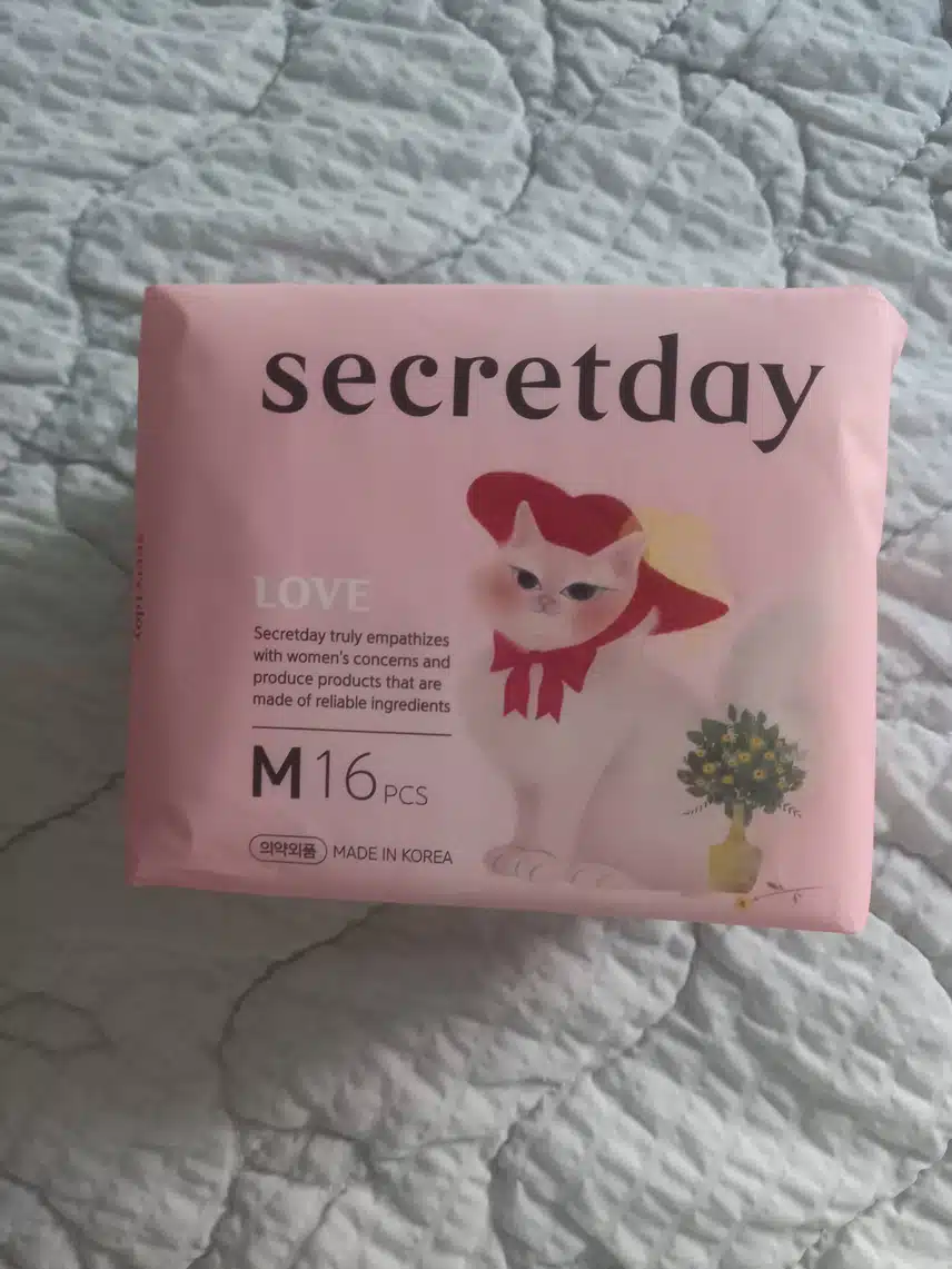 이너뷰티* 시크릿데이 블랙 생리대