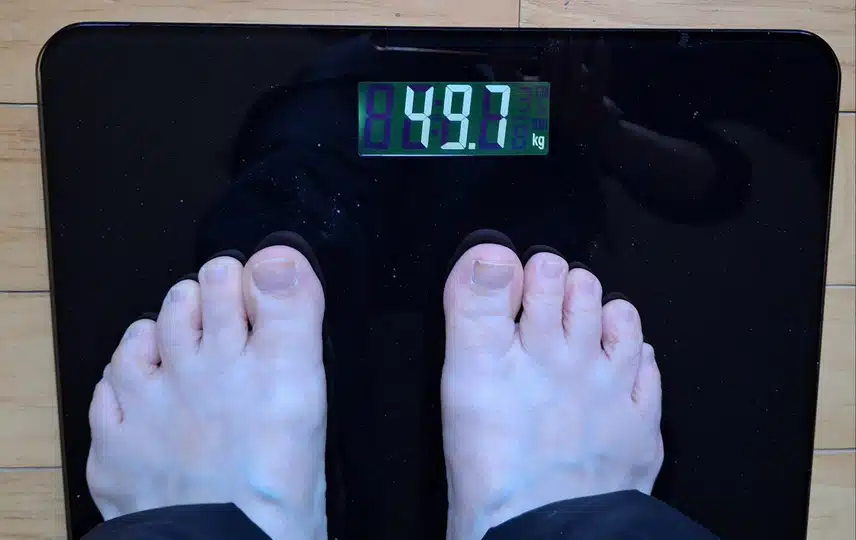 2주간 식사량 줄이고 날마다 조깅해서 1.4kg 뺐어요