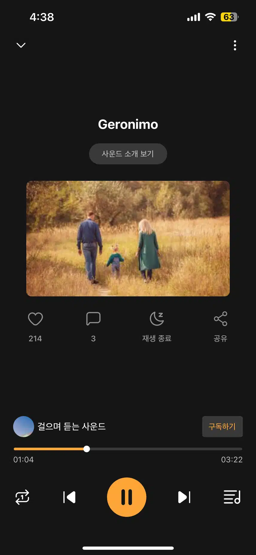 산책할때 듣기좋은 Geronimo