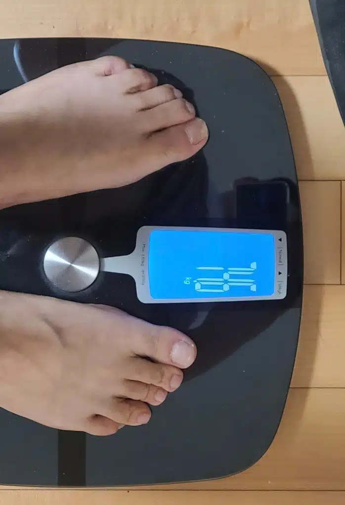 다이어트 비포 애프터 5회차 결과