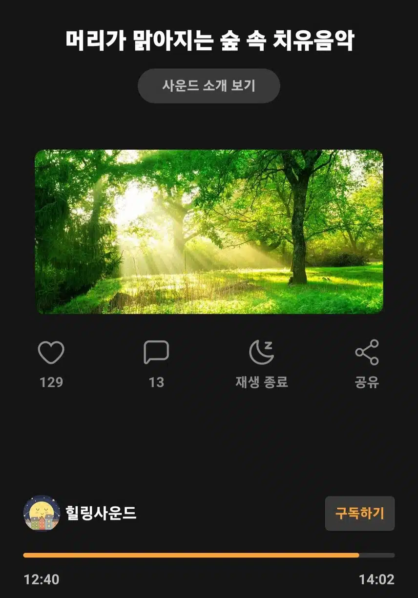 힐링사운드의 