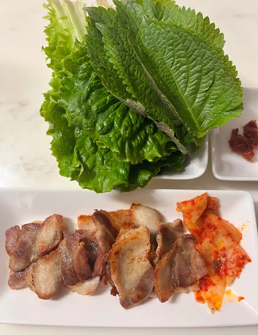 🐷삼삼데이 삼겹 🥬초록이랑