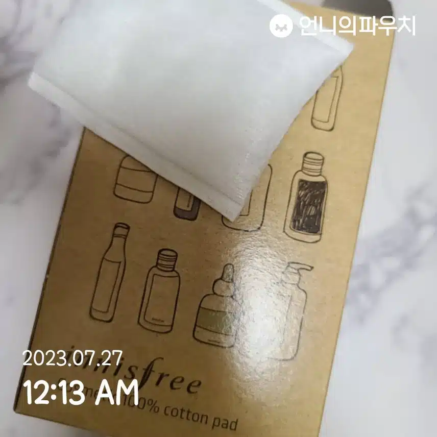화장솜 추천 부탁드려요