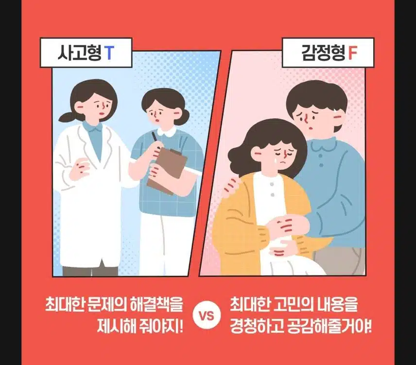 고민상담 T VS  F ??