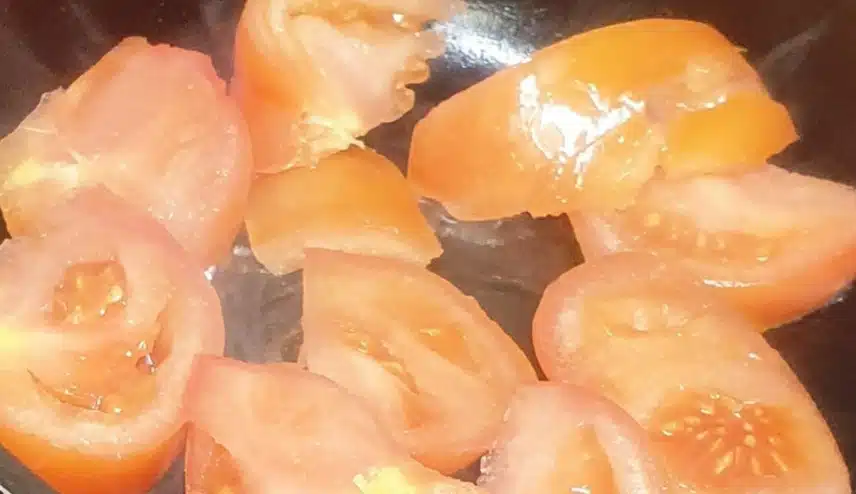 토마토 구워 먹기