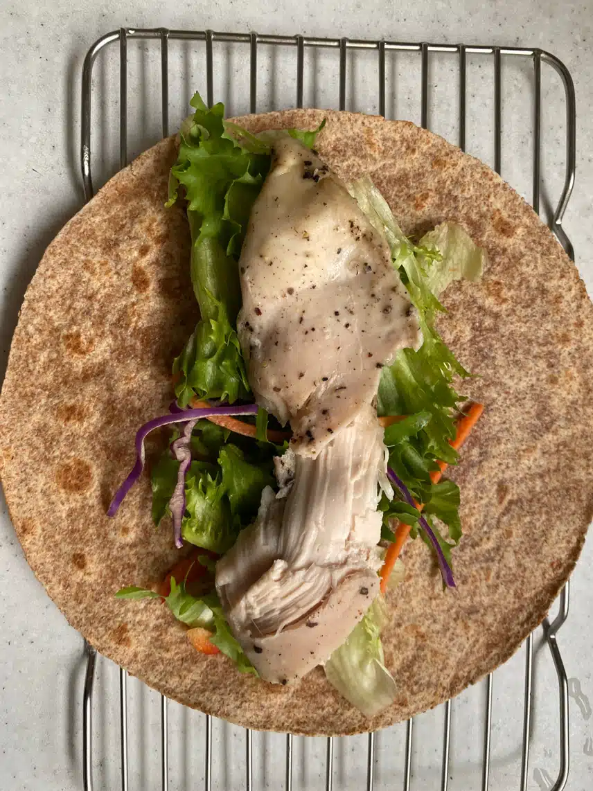 통밀또띠아랩~