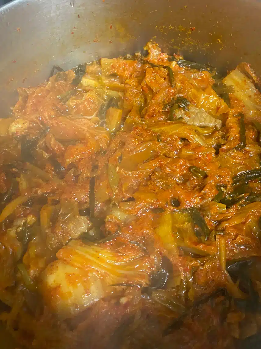 목살김치찜