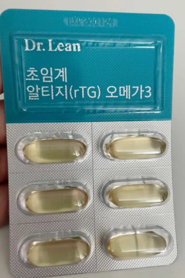 닥터린 초임계 알티지 오메가3 꼭 챙겨먹고잇어요