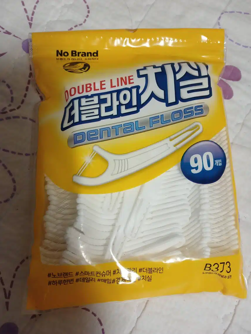 노브랜드 더블라인 치실