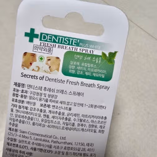 덴티스테 후레쉬 스프레이