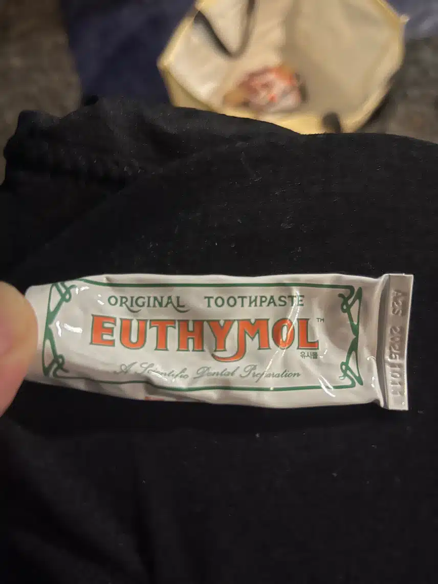 유시몰 왕칫솔 치약