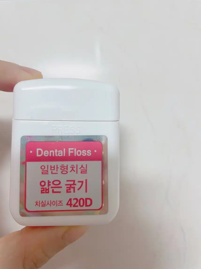 다이소 일반형치실 얇은굵기