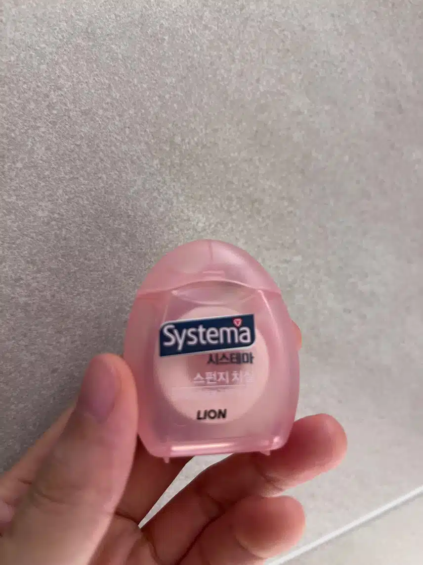 스펀지 치실 들어보셨나요?