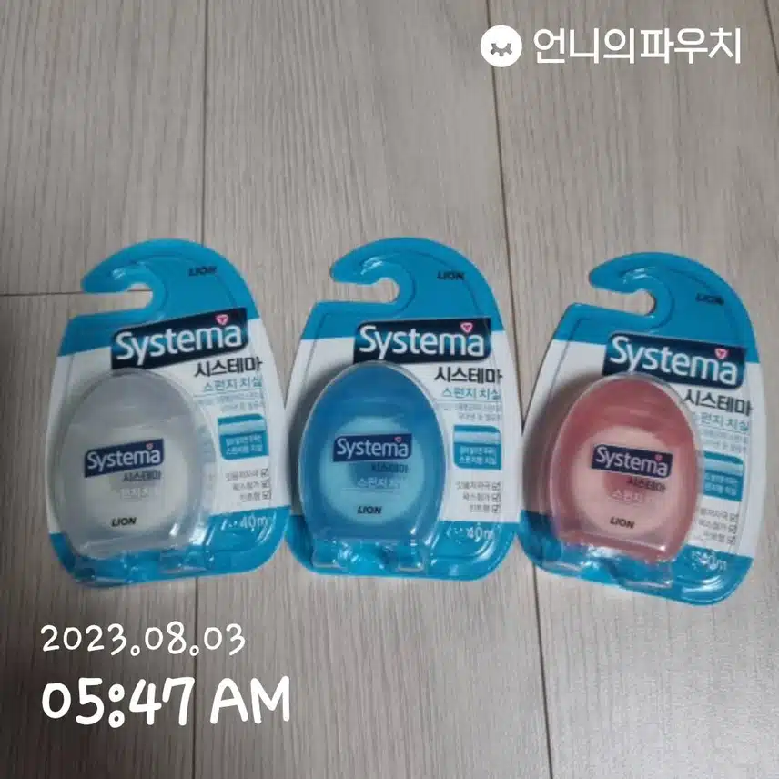 시스테마 스펀지 치실