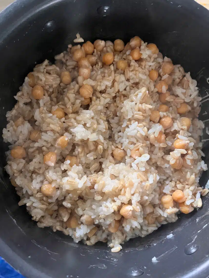 🍚 귀리 현미 병아리콩 잡곡밥