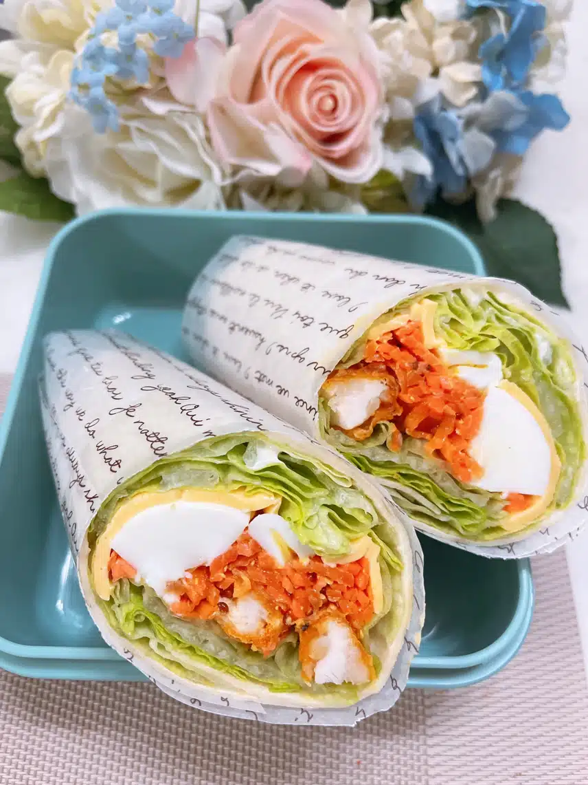 🍱 등산 도시락 또띠아롤