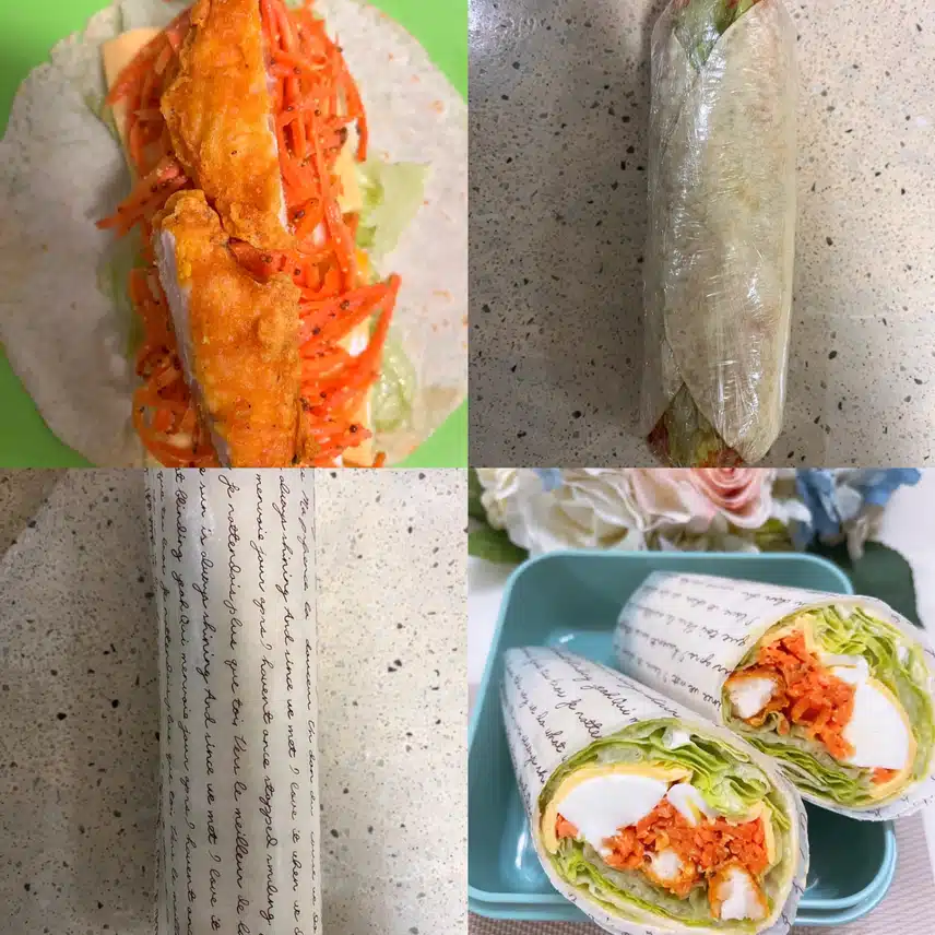 🍱 등산 도시락 또띠아롤