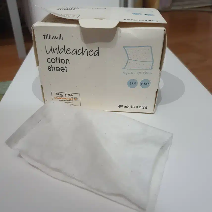화장솜중에서 티슈형태 추천합니다