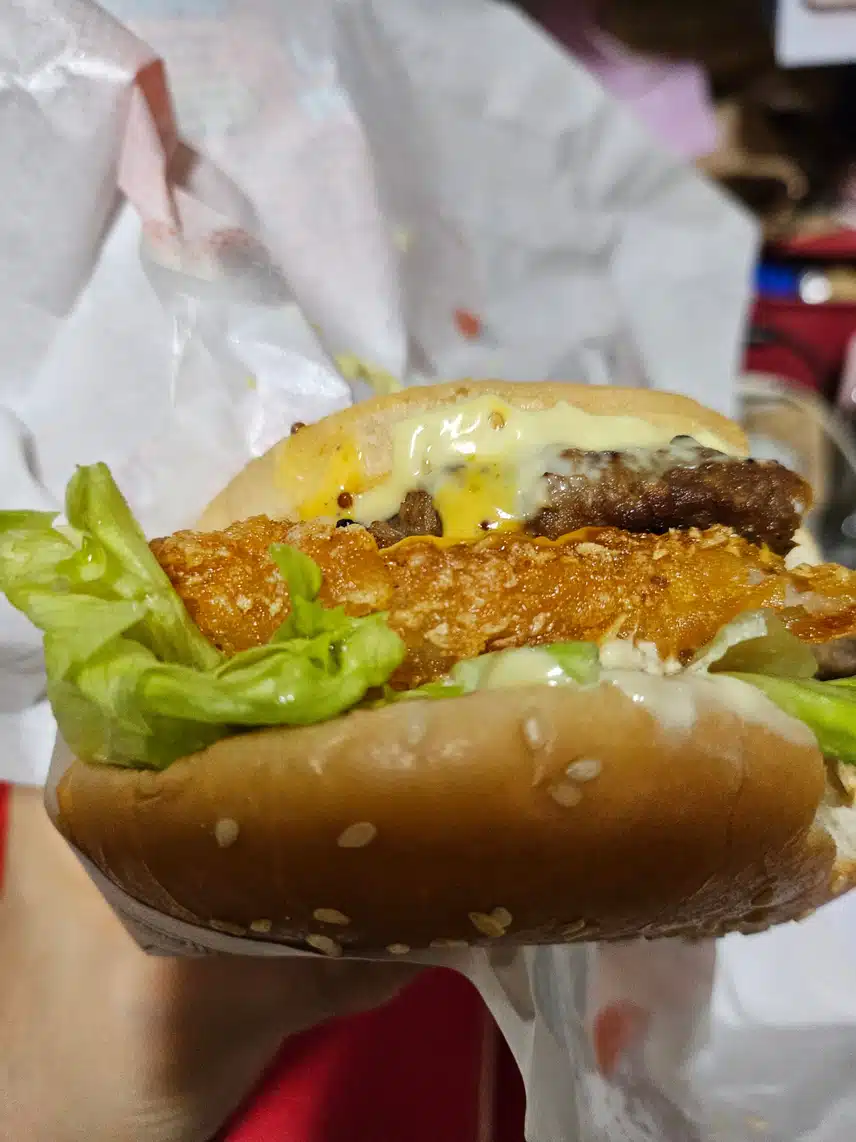 버거하나 먹어요