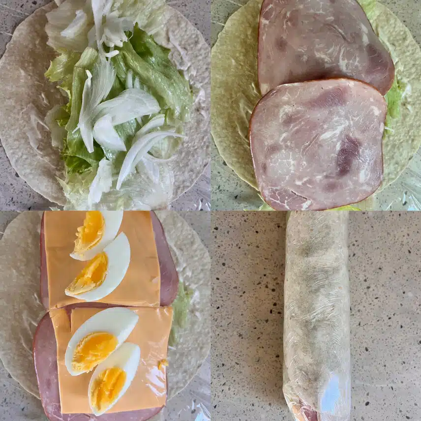 🌯아삭한 아침 또띠아롤