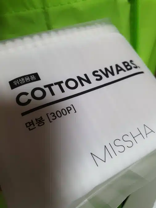 면봉도 튼튼한 걸로 써야겠더라구요