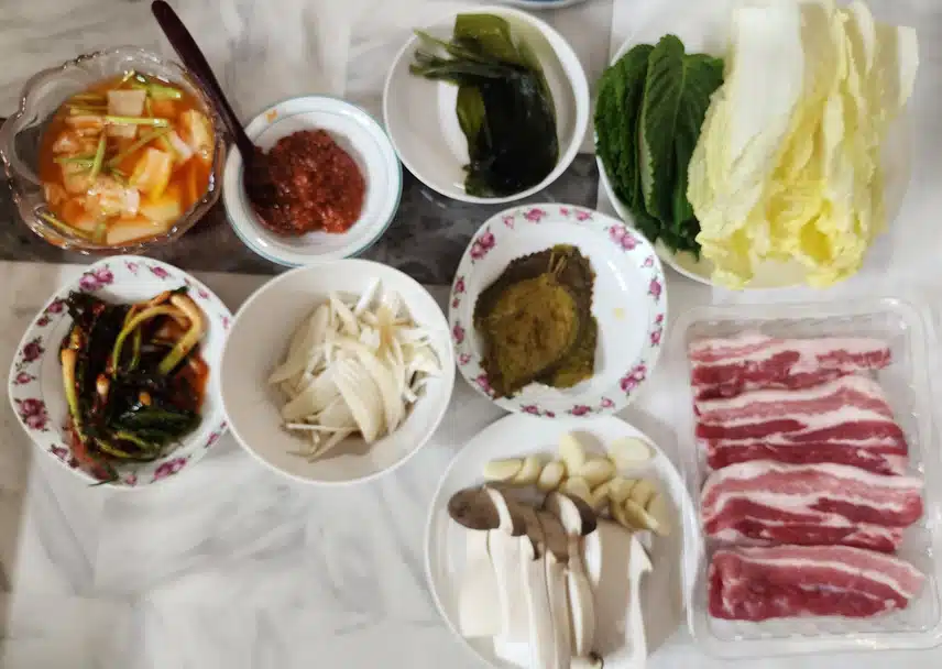 삼겹살 먹었어요 ~♡