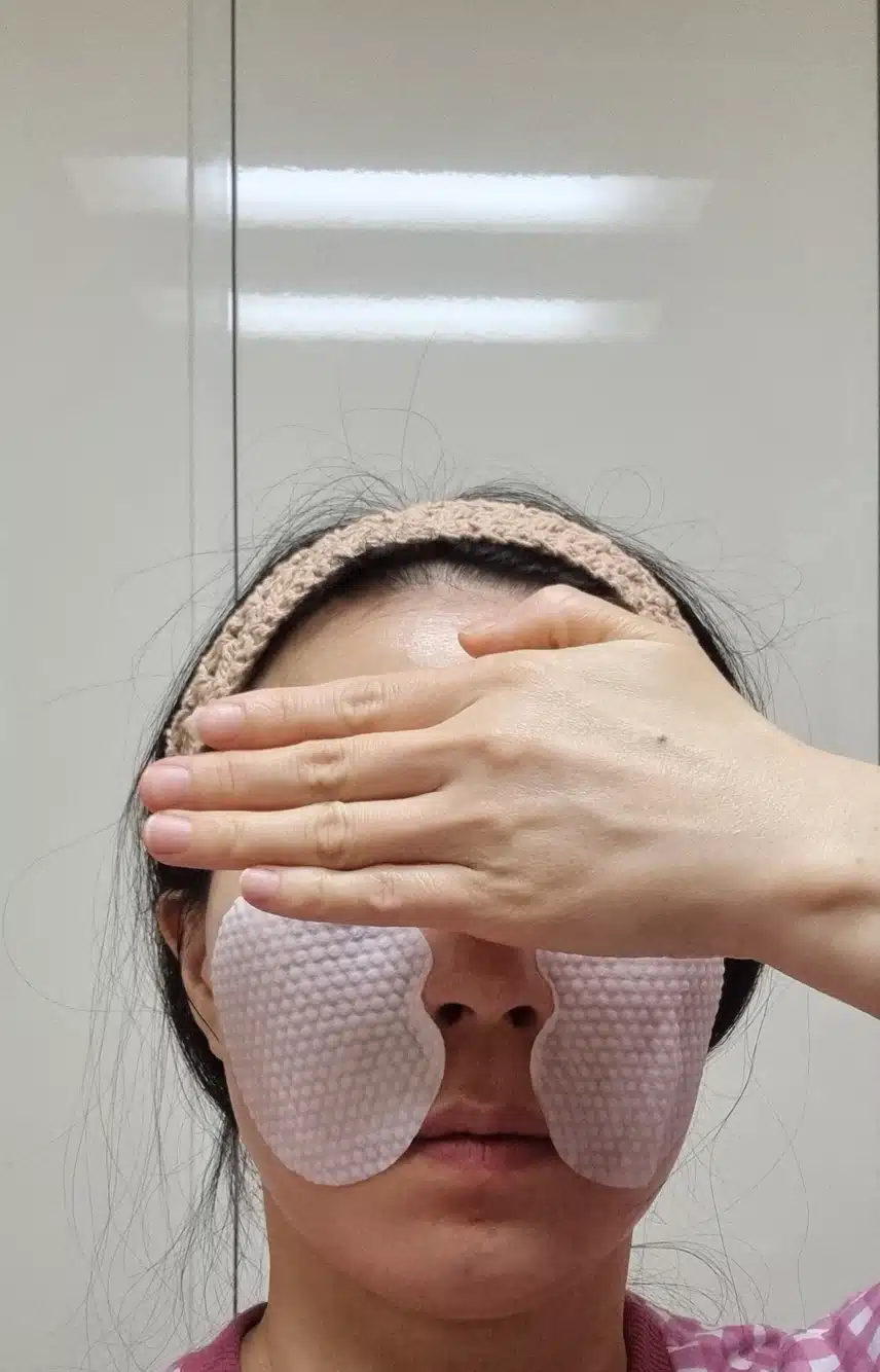 토너패드로 팩하기