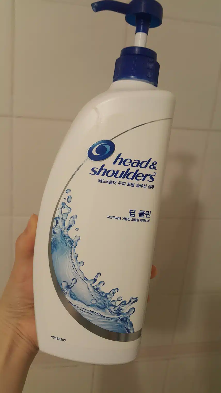 지성두피에는 헤드앤숄더 딥클린 샴푸 