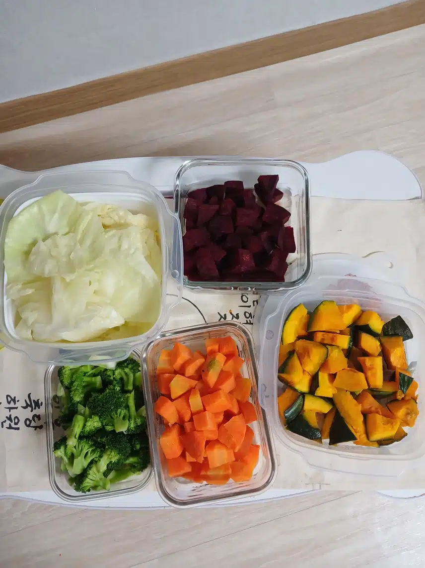 채소찜~