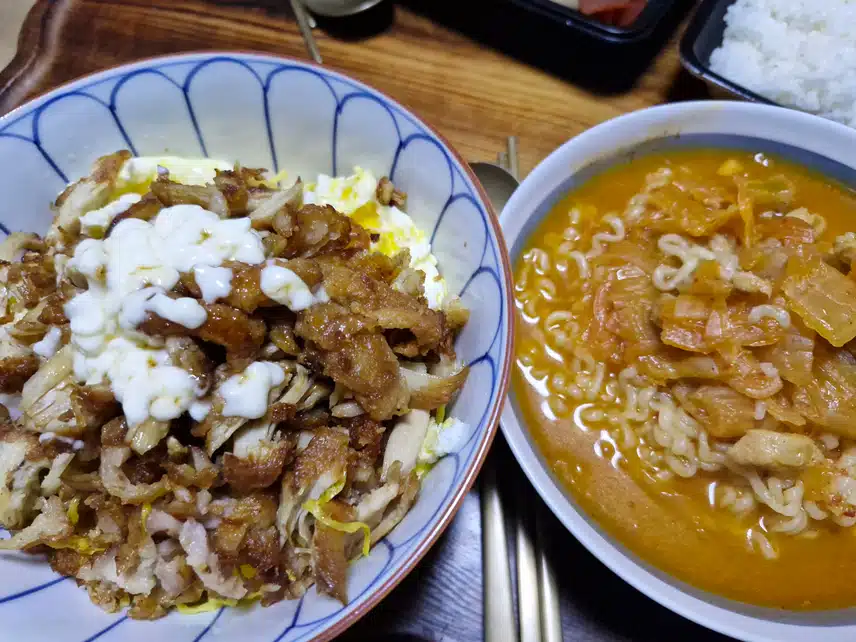 잔반처리 저녁