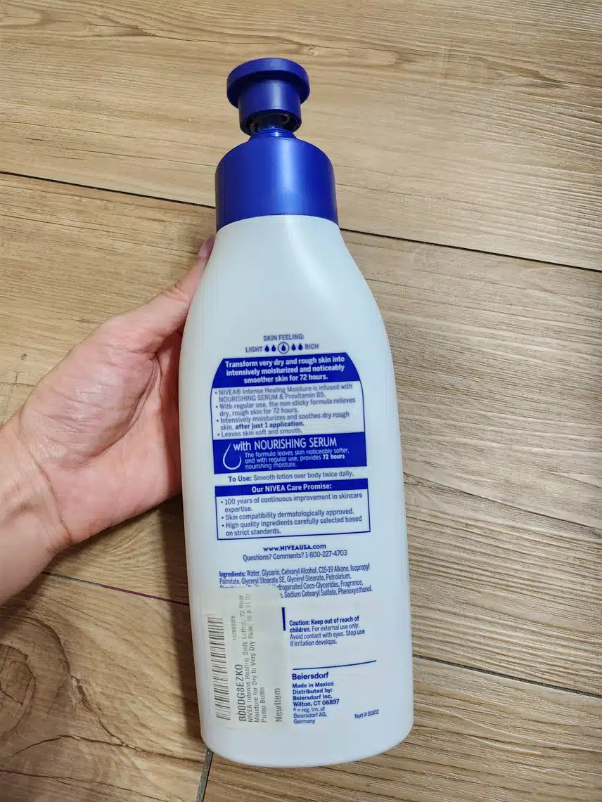 내돈내산 니베아 인텐스 힐링 바디로션