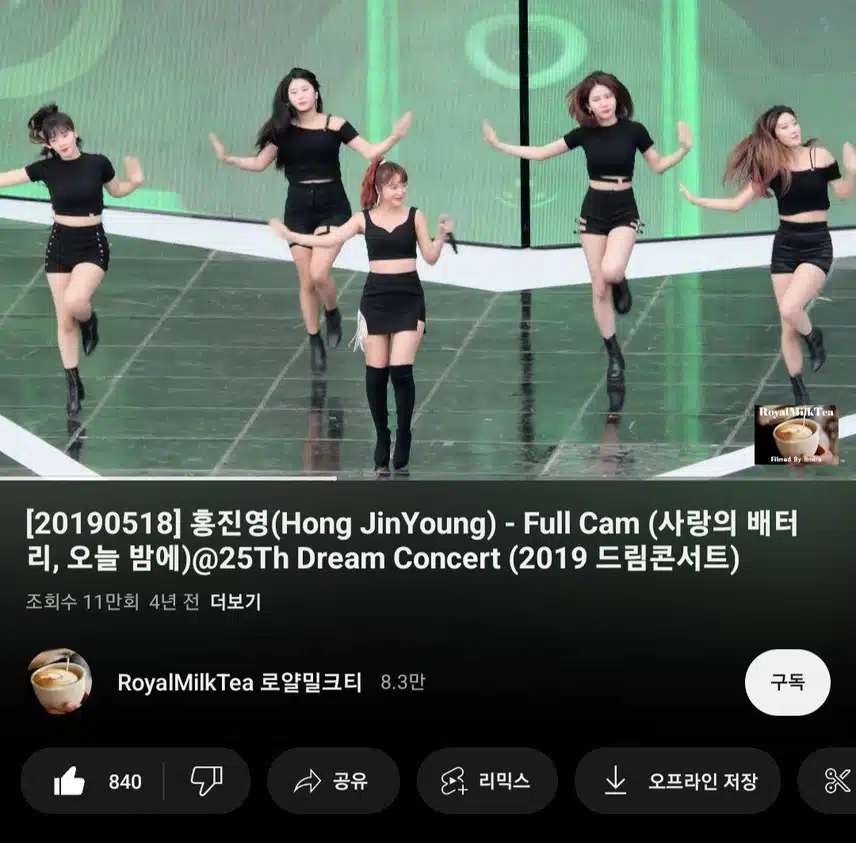 내 비타민 진영언니 최애영상 홍보