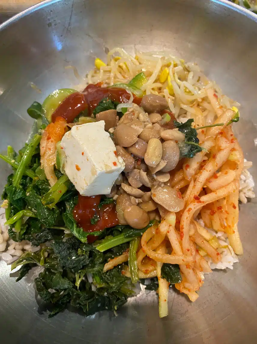 청국장비빔밥~