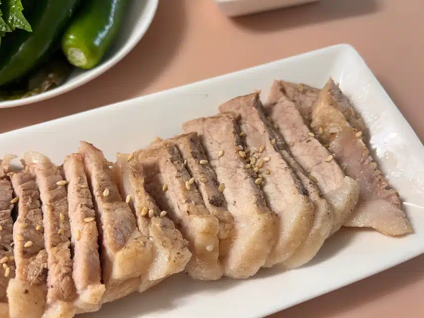 🥬 저녁 야채와 수육