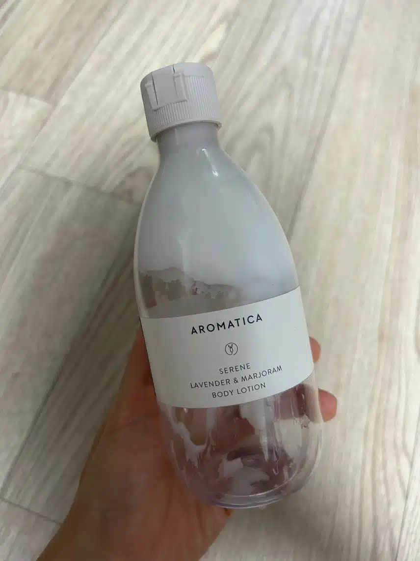 산뜻한 바디로션