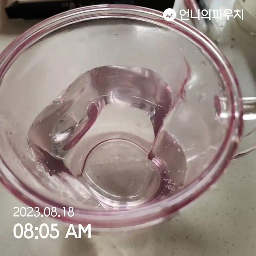 기상 후 물 한잔