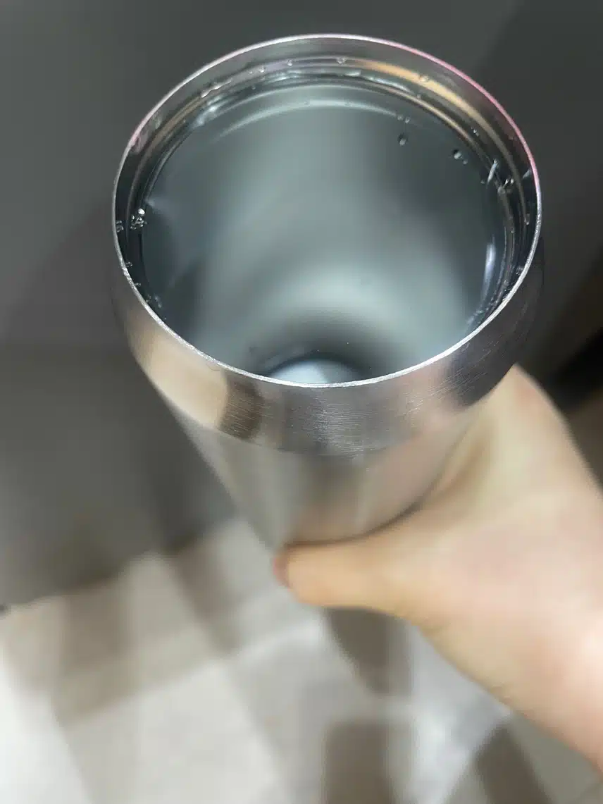 공복에 물 한잔