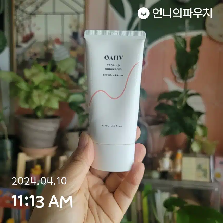 4/10(수)오아이브 톤업선크림☀️