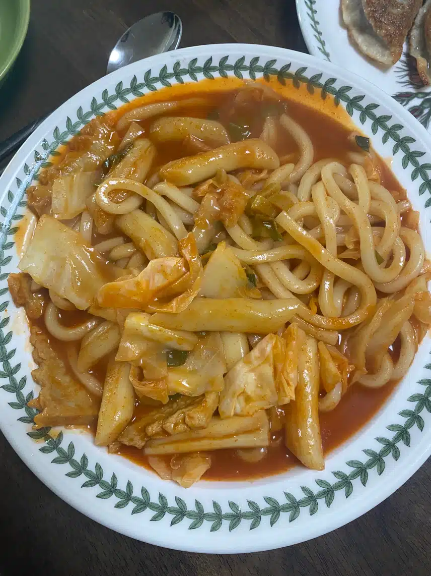 떡볶이&군만두