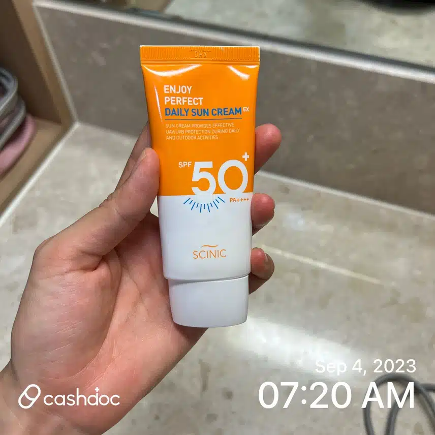 썬크림 바르고 외출해요