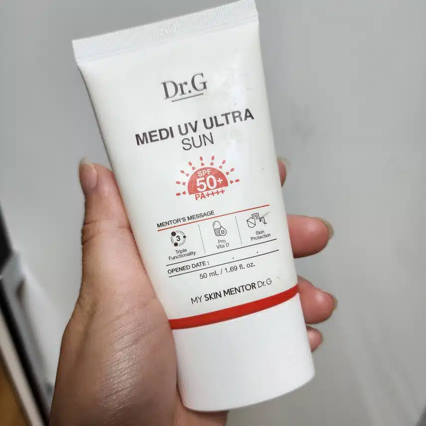 선크림바르기