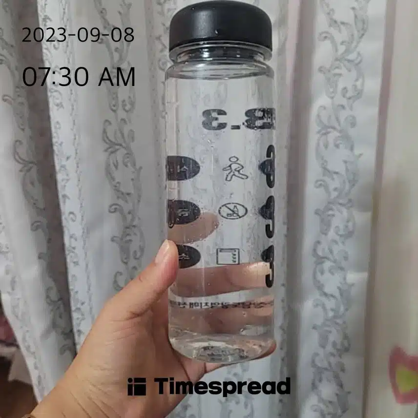 공복 물한잔으로 하루를 시작합니다