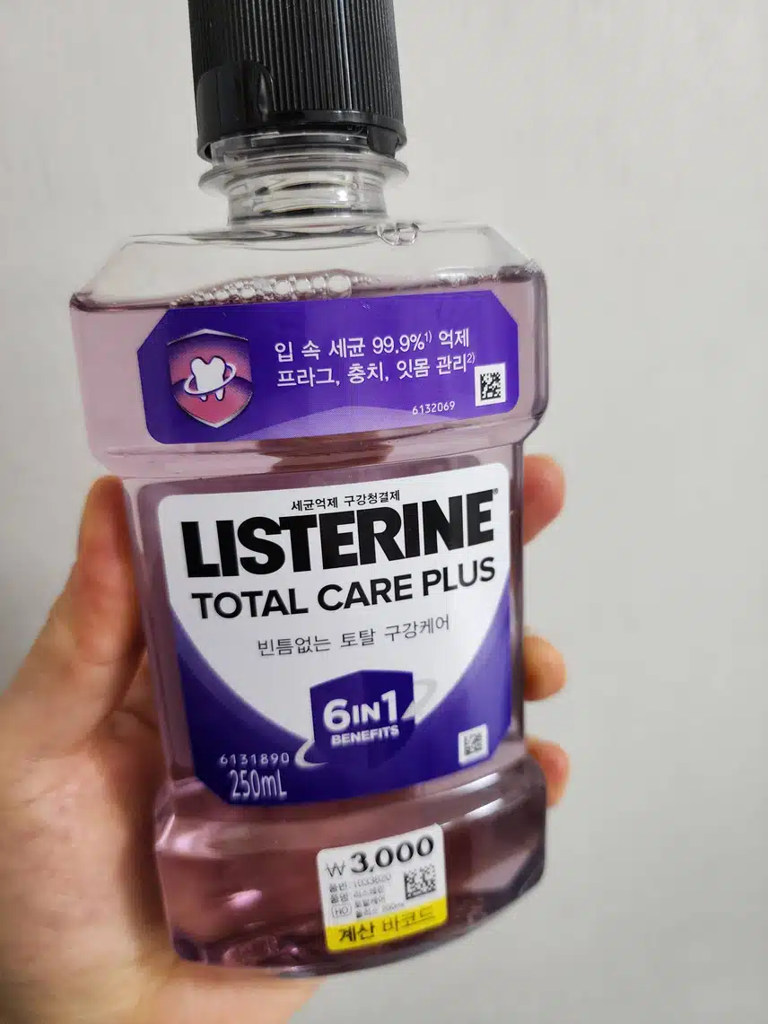 리스테린 토탈케어 구강 청결제