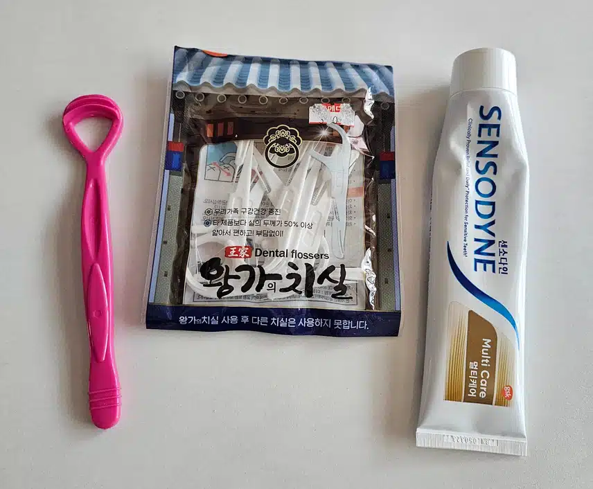 내돈내산 구강케어를 위한 치약, 치실, 혀클리너