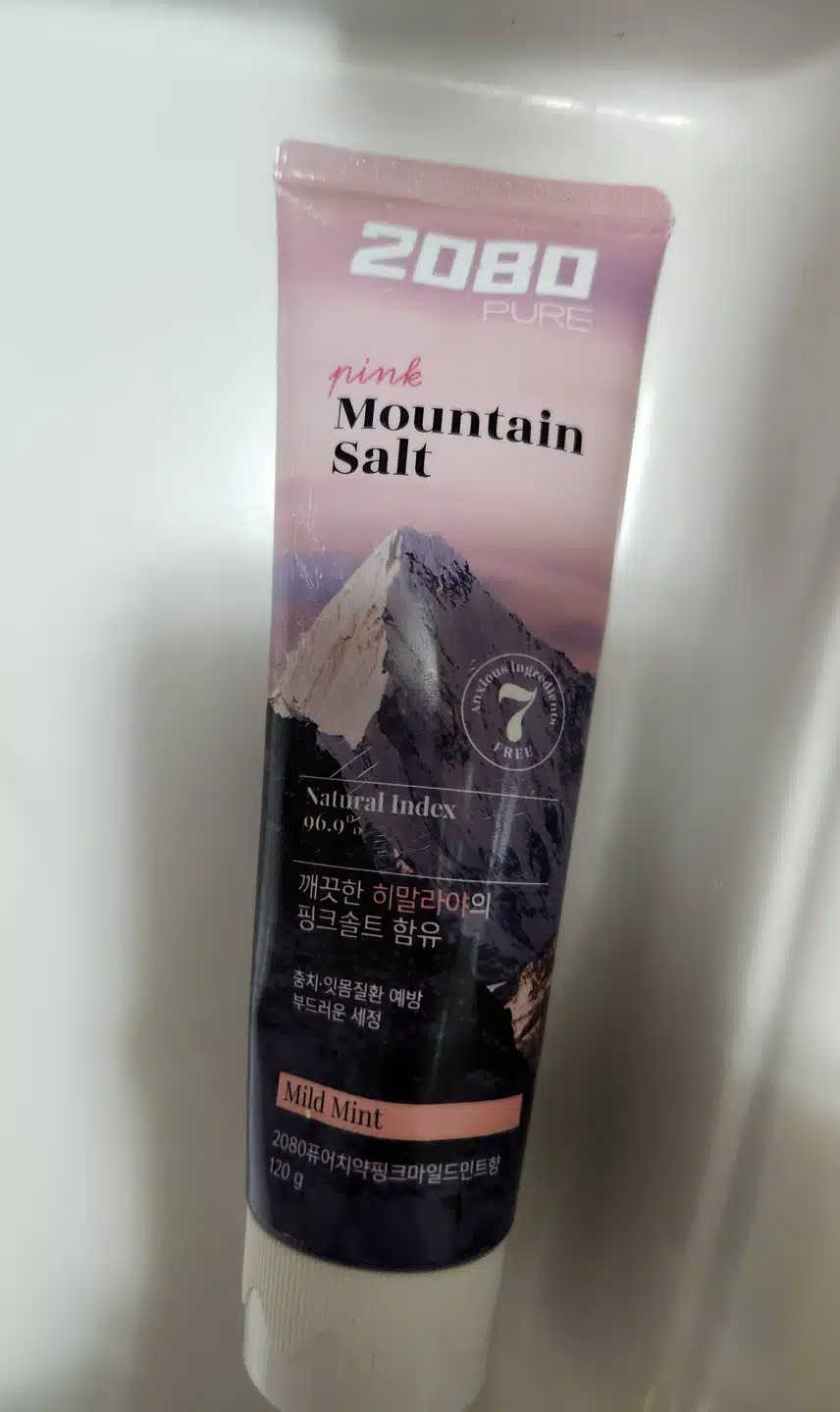 2080퓨어치약핑크마일드민트향